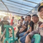 Polsek Panggarangan Amankan Pertandingan Semifinal Sepakbola HUT RI ke-81